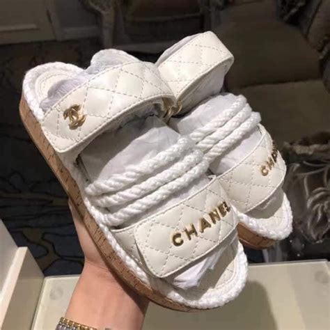 chanel sliders fake|flannels women's sliders.